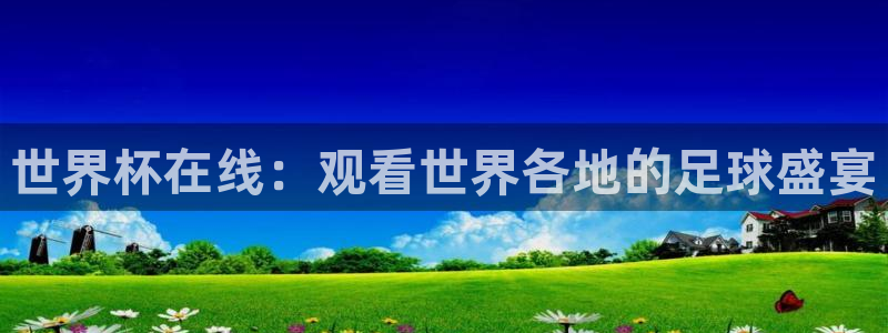 2026世界杯对阵图：世界杯在线：观看世界各地的足球盛宴