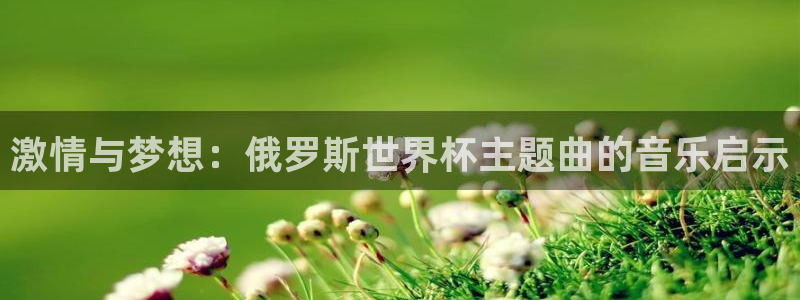 世界杯预赛赛程：激情与梦想：俄罗斯世界杯主题曲的音乐启示
